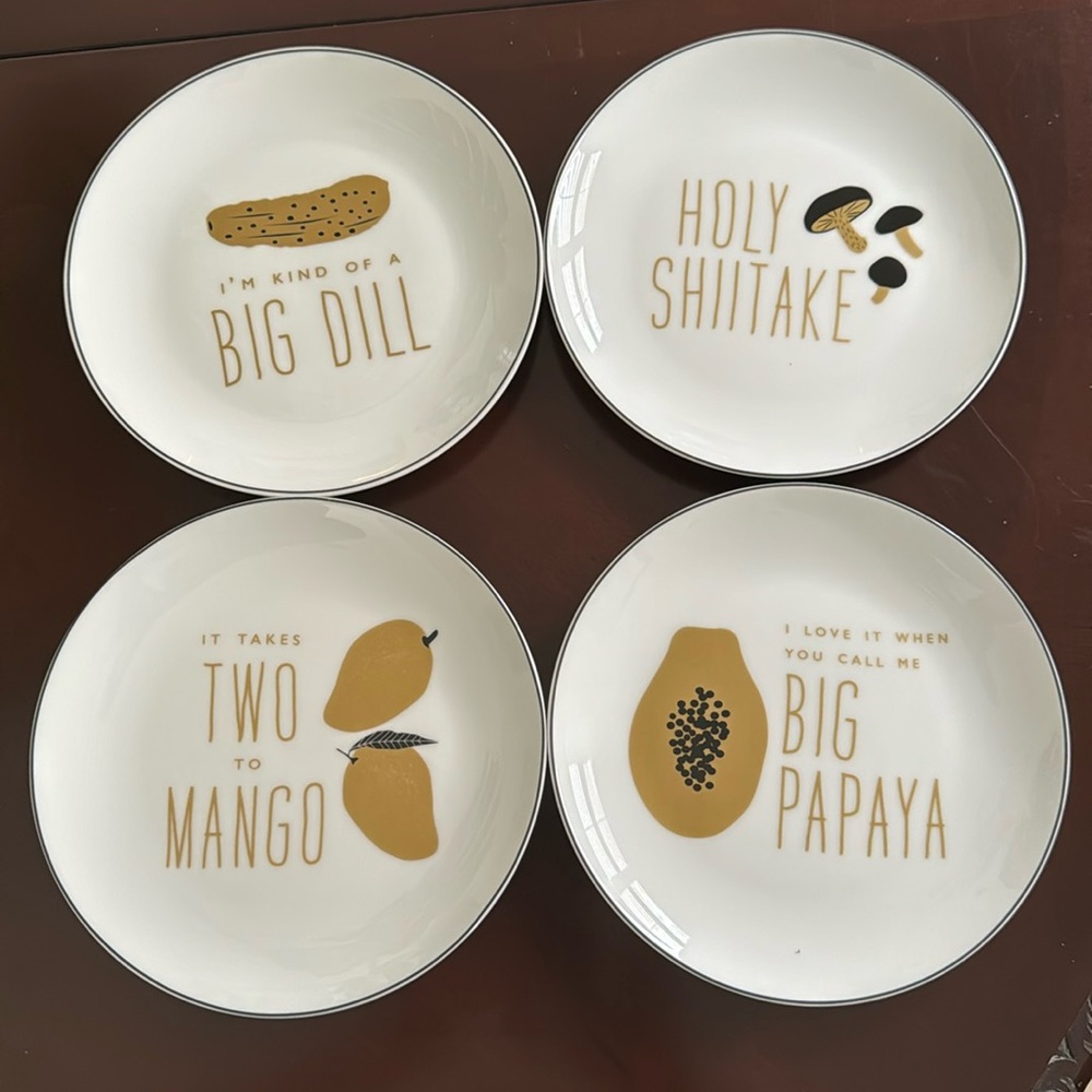 Appet/Dessert Serveware “Food for Thought” by ZGallerie